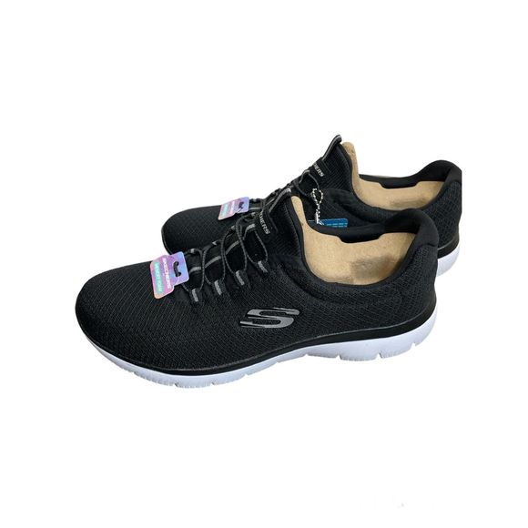 Skechers Shoes Skechers Womens Black White Summits Size Poshmark